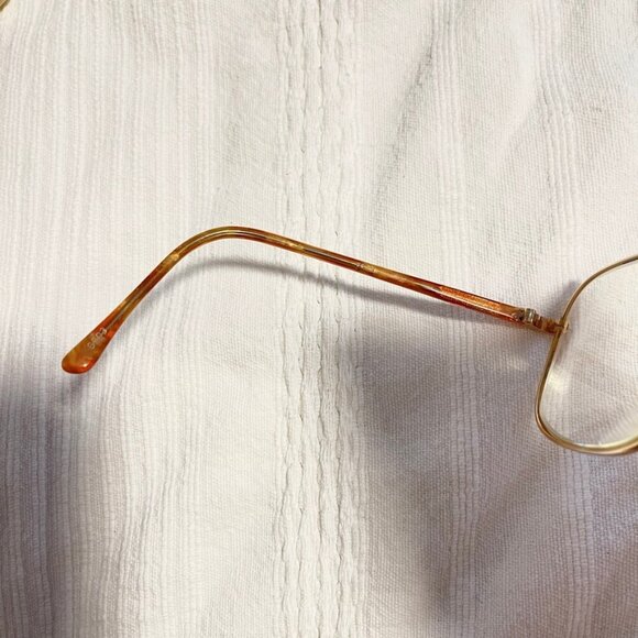 Vintage St. Lawrence Eyeglasses Gold Metal Aviator Frame - Picture 4 of 9